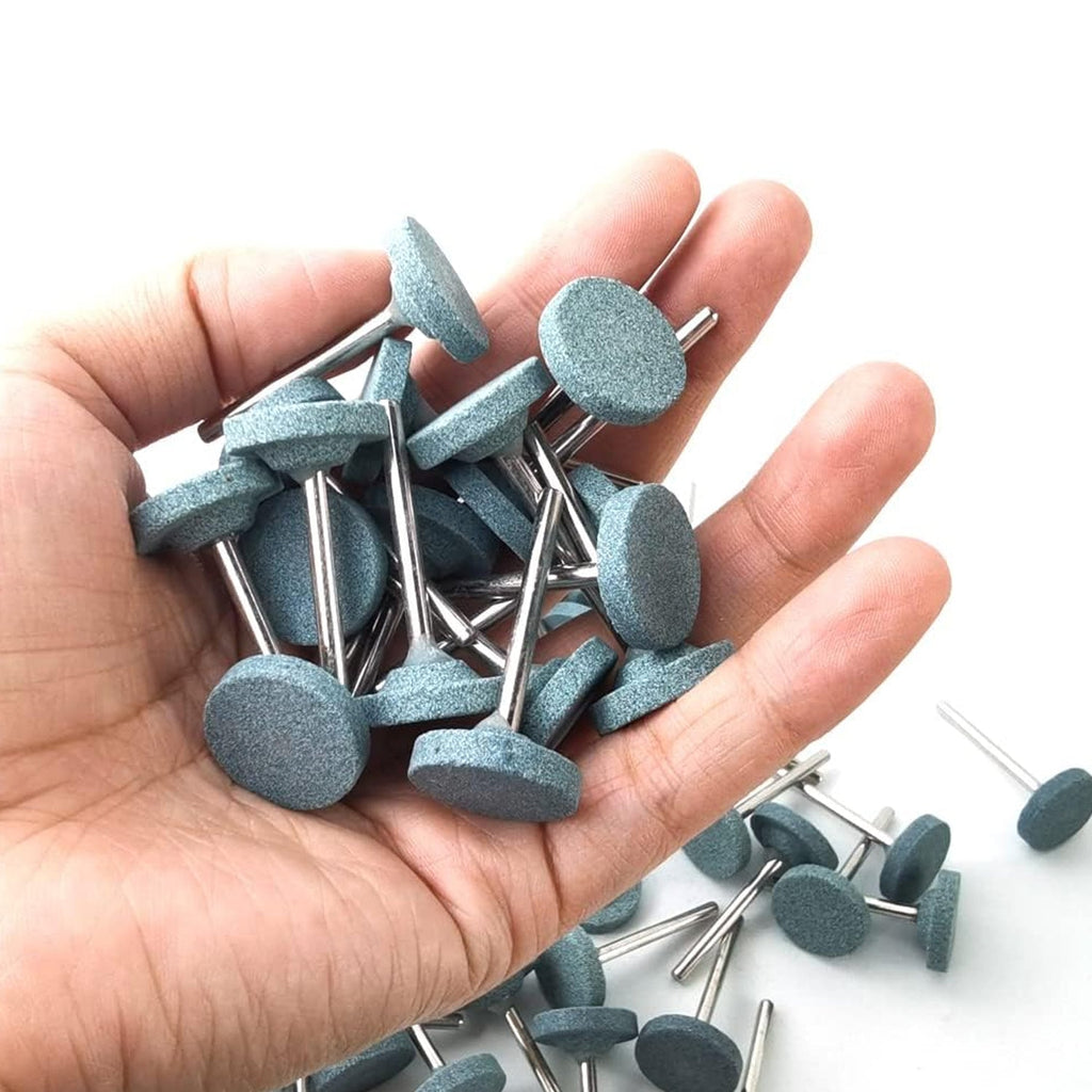 Various rotary tool accessories including the Grinding Head Mounted Stone set.