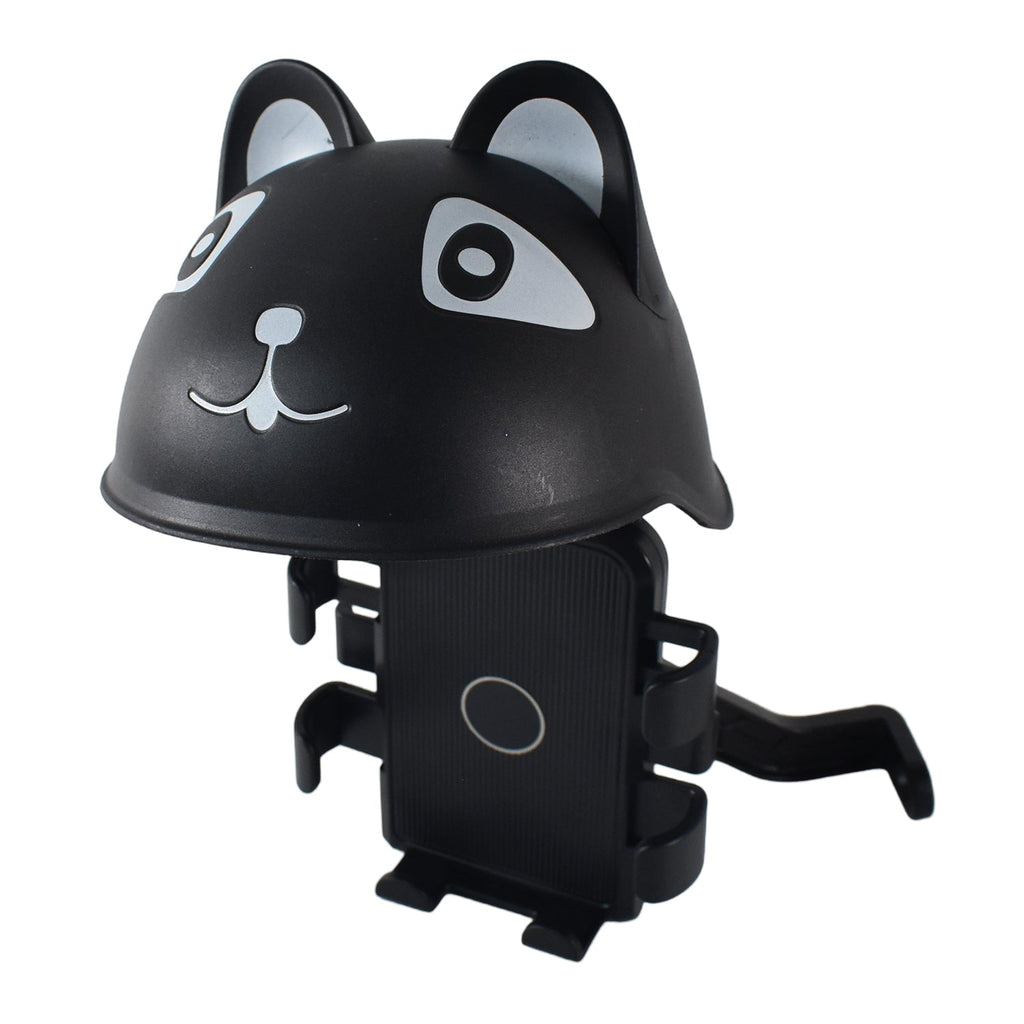 Cute sun visor for bike phone holder adding stylish look to handlebar