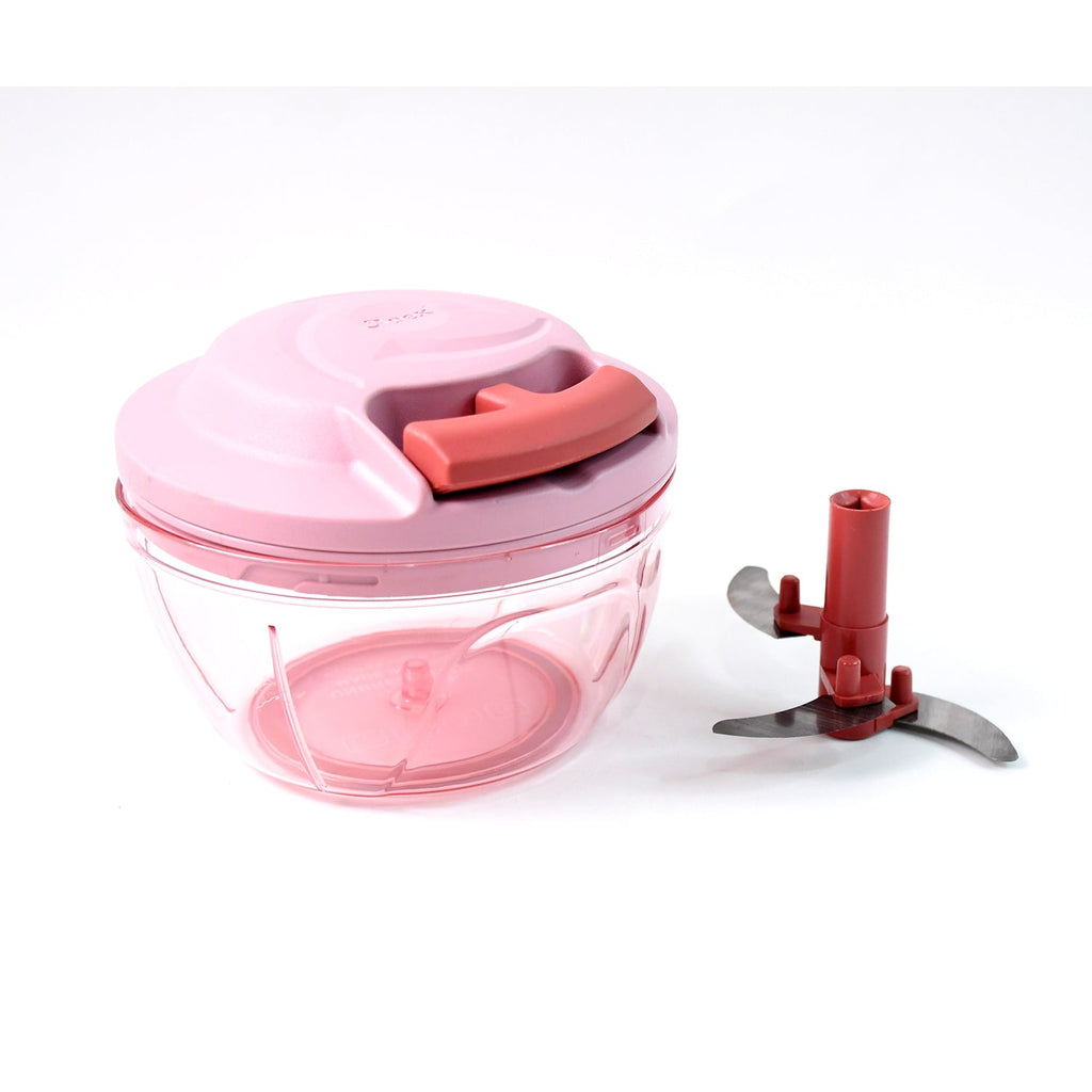 Detachable parts of hand-pull vegetable chopper easy to clean