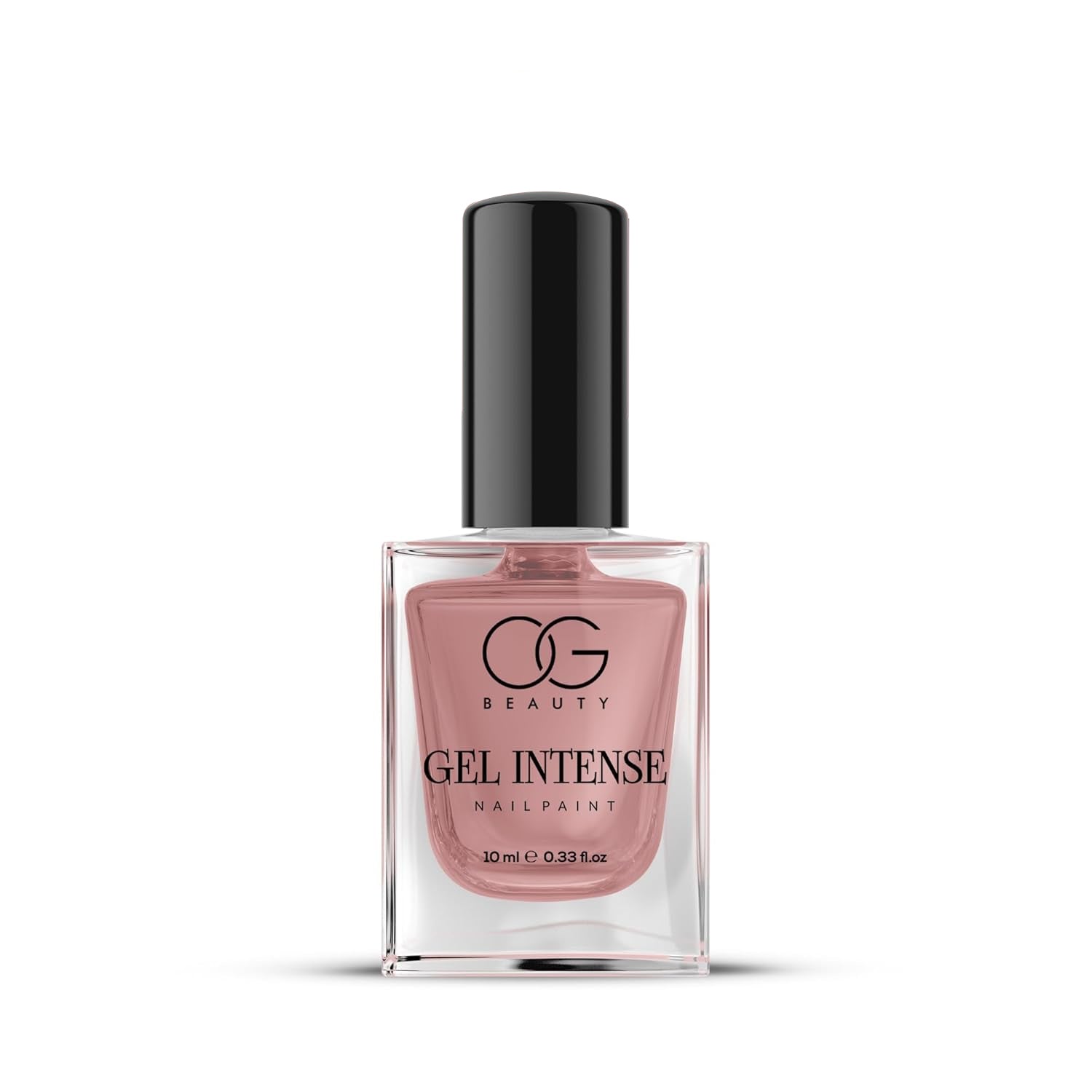 Compact 10 ML pastel peach gel nail paint bottle for travel-friendly use