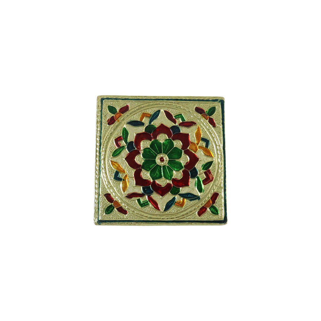 A child comfortably sitting on a low wooden chowki, demonstrating its multipurpose use as a small stool.