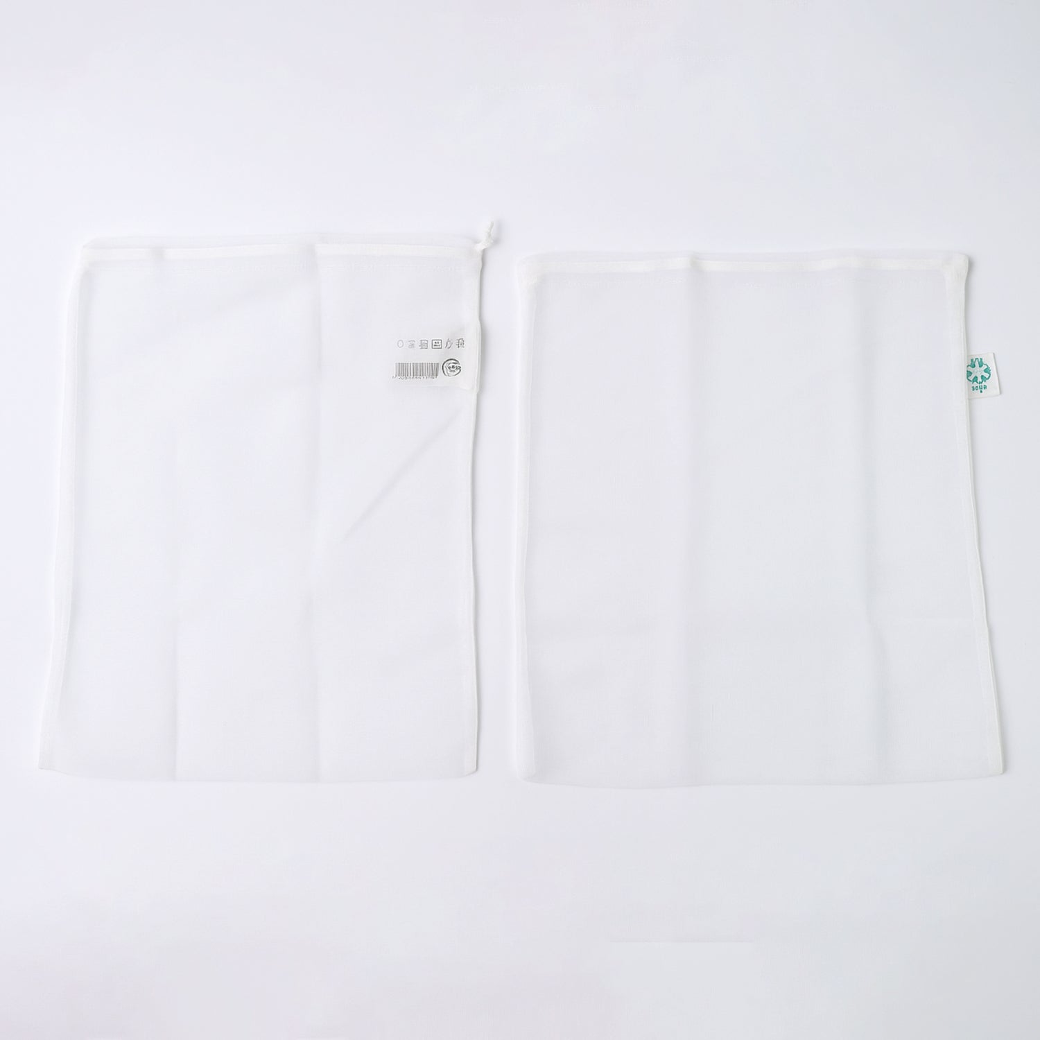 Sustainable mesh produce bags for organized kitchen and plastic-free shopping