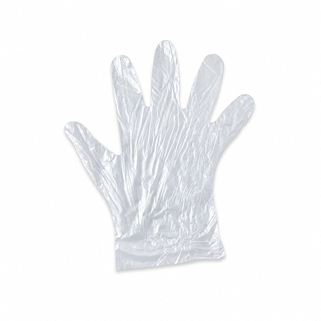 Plastic gloves suitable for household and professional kitchen use
