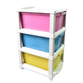 Organivo plastic storage solution with individual compartments for small items.