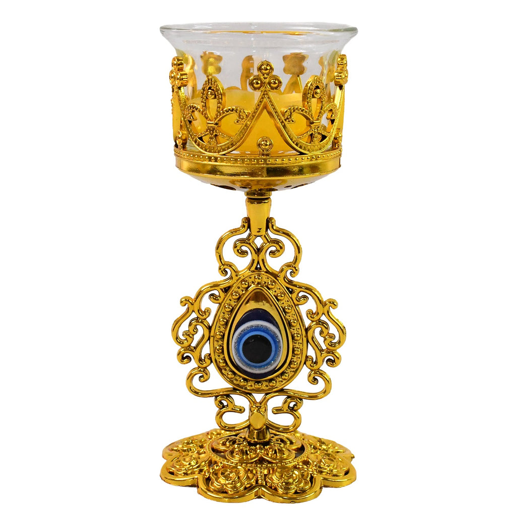 Radiant floral candle holder ideal as Diwali gift