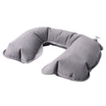 Inflatable U-shape travel pillow providing neck support