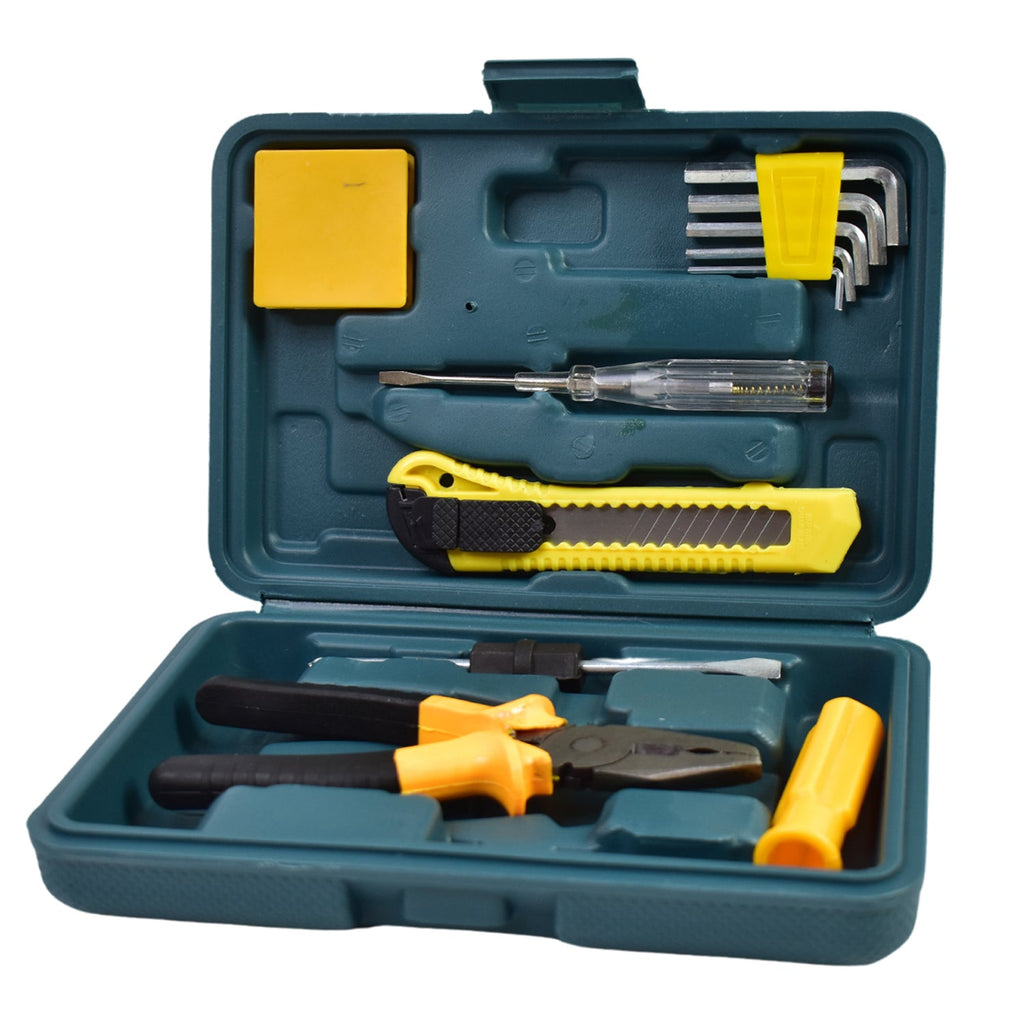 BoltForce multi-functional hardware tool set with an electrical tester.