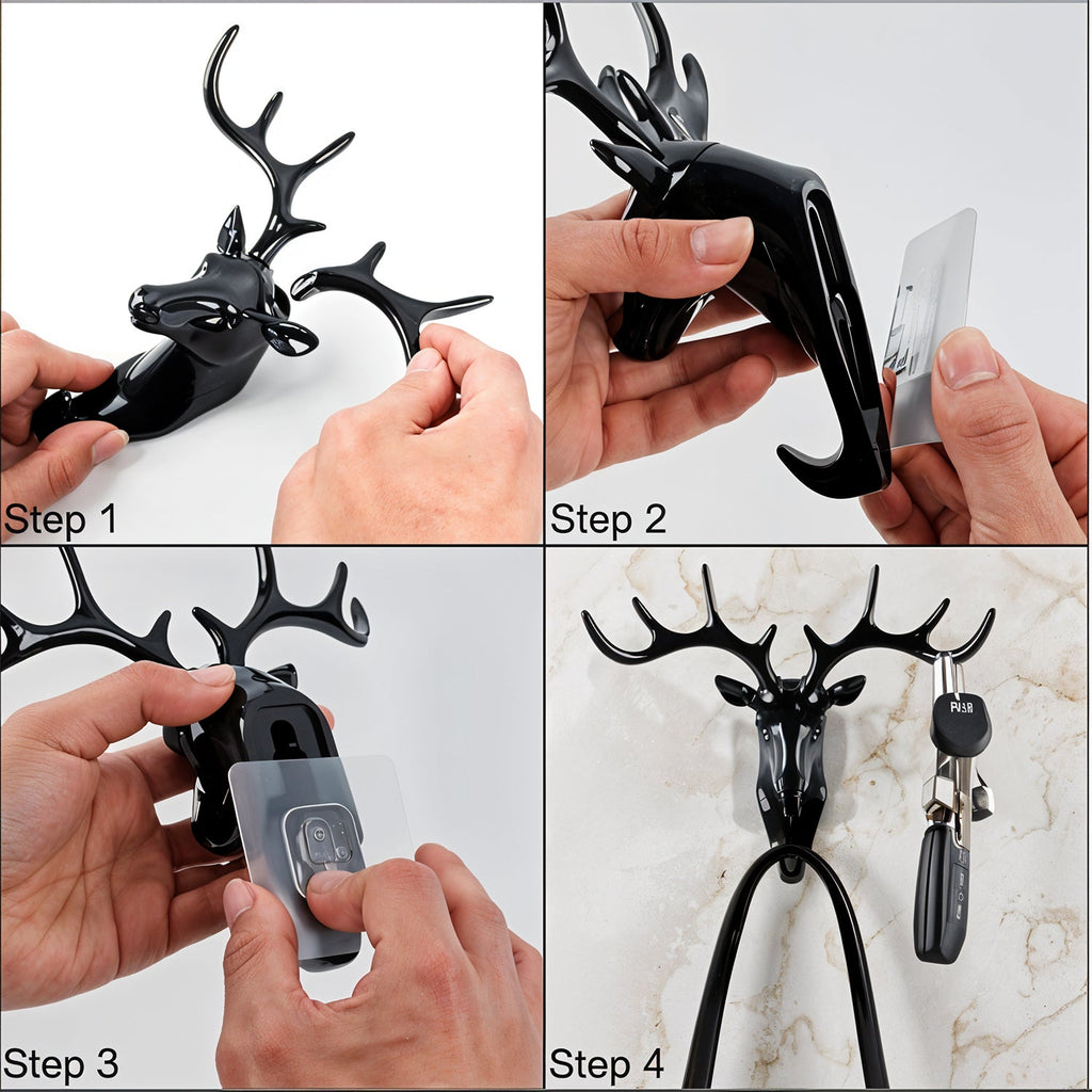 Packaging for the Styleva deer head self-adhesive wall hook.