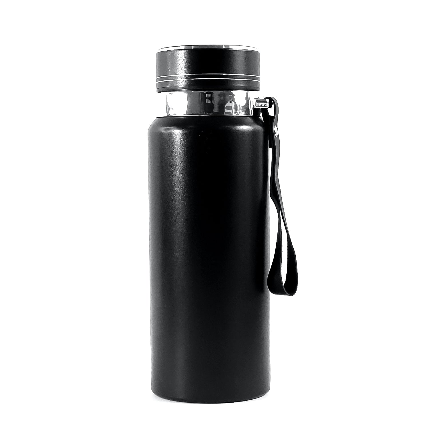 Durable 800ml stainless steel thermos flask, perfect for travel.
