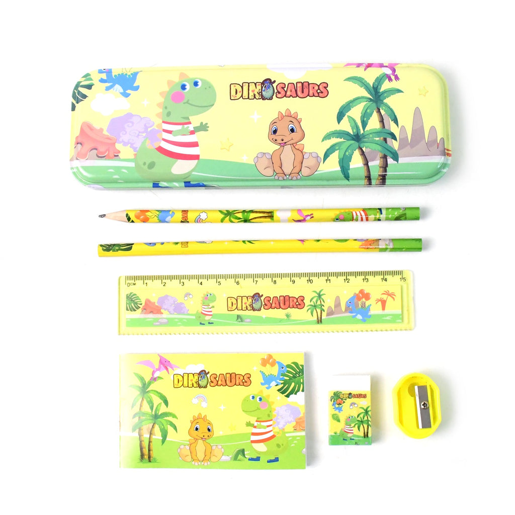 Eraser and sharpener with fun dinosaur design for kids