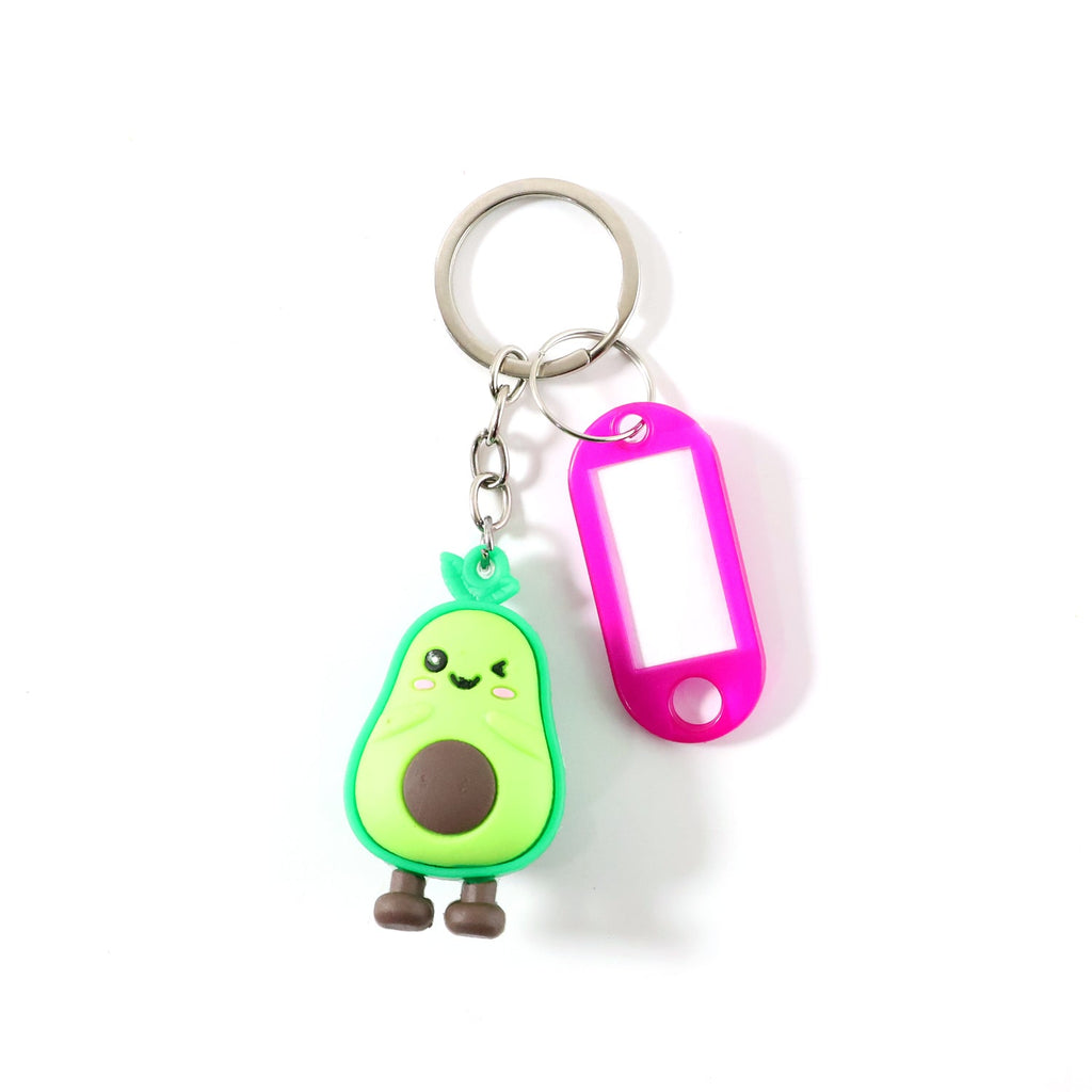 Multi-purpose keychain accessory for keys, bags, and ID identification