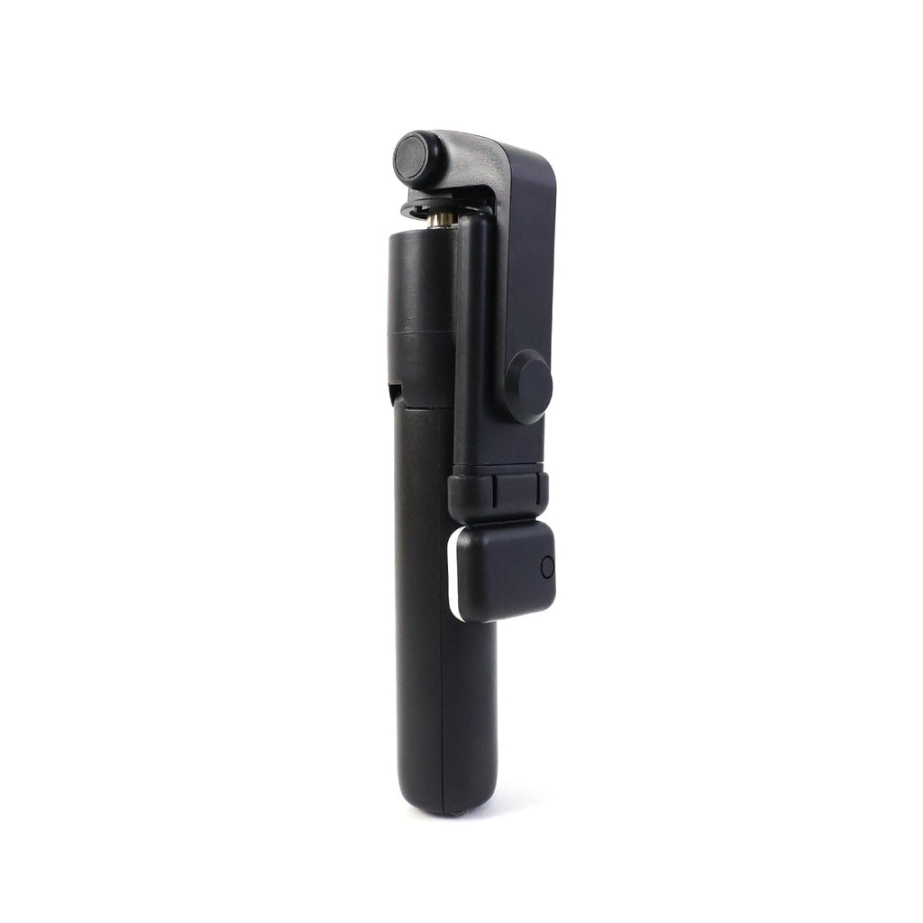 Selfie stick featuring built-in LED light for enhanced illumination