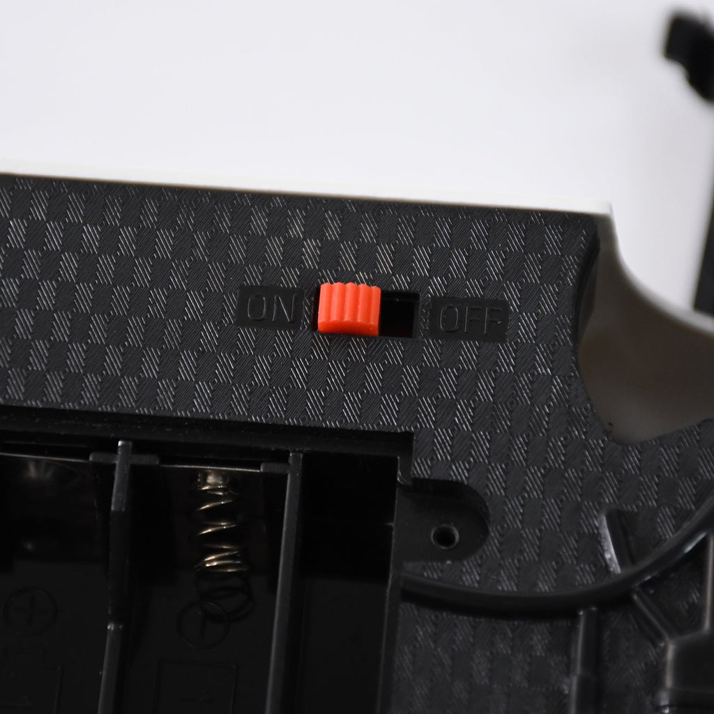 Closeup of joystick-style remote control for Royal Sport remote control car
