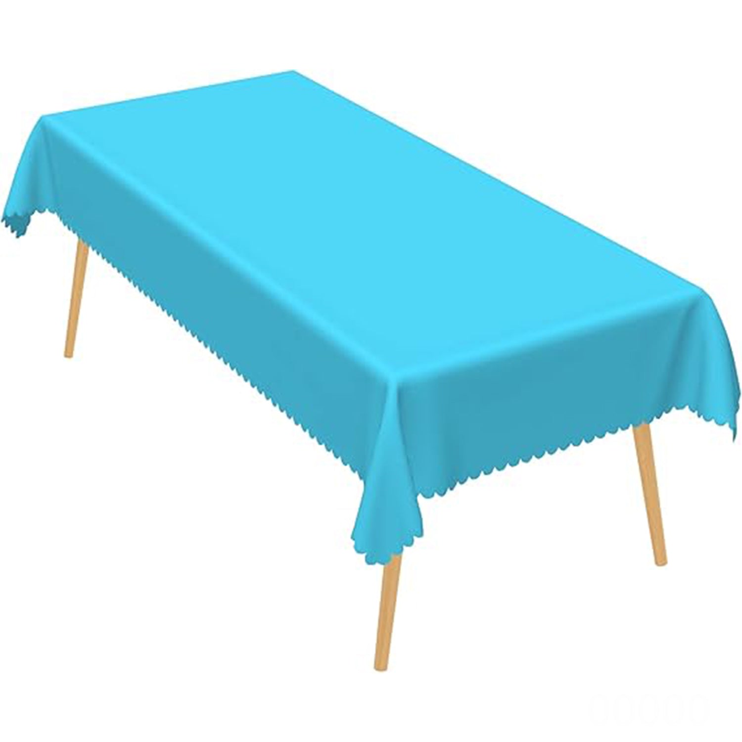 Durable polyester fabric table cover for dining and camping