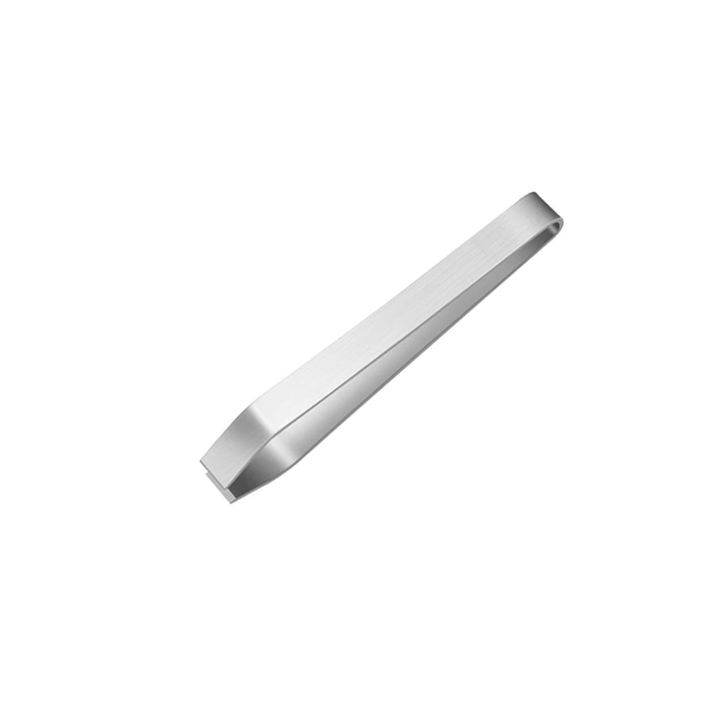 Angled precision tip of stainless steel fish bone tweezer for safe use