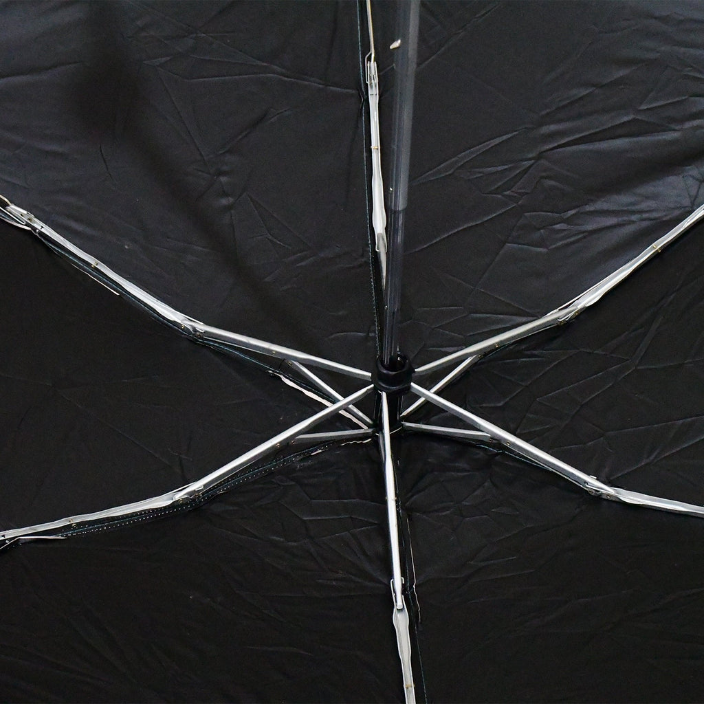 Ergonomic handle of the DrizzlePro foldable umbrella, designed for comfortable grip.