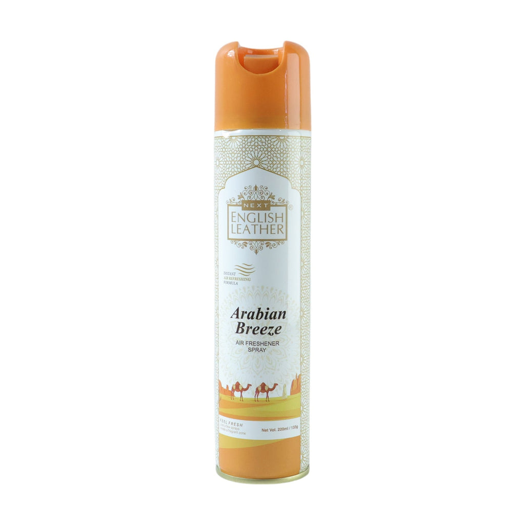 English Leather Arabian Breeze home air freshener aerosol can.