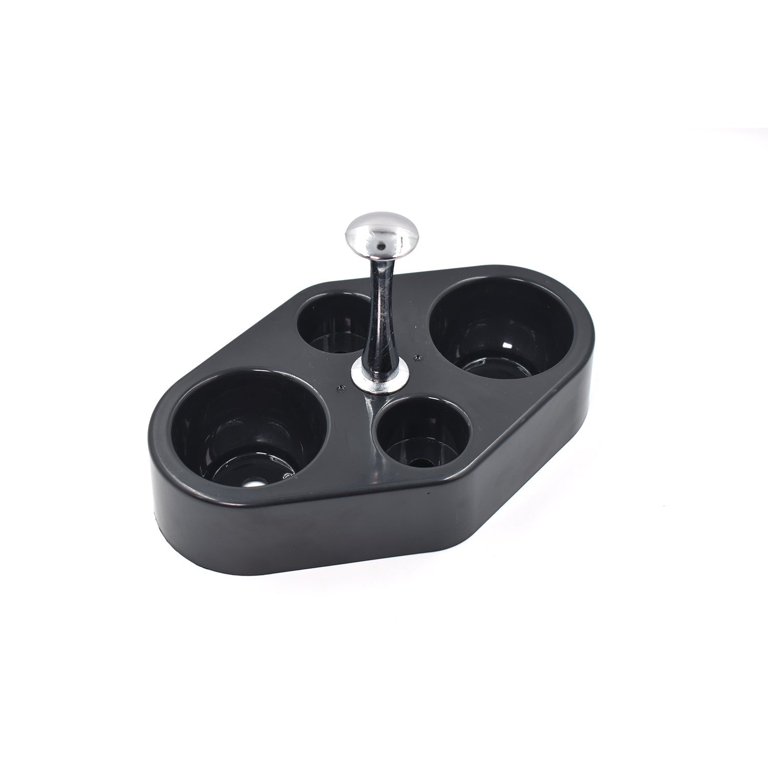 The Ganesh Spice Condiment Set with one of its removable cups filled with spices.