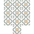 A single patterned Peel and Stick Tile showcasing its design and texture.