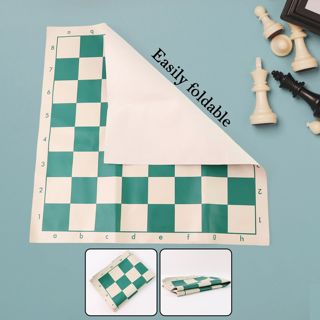 Compact portable chess set ready for travel or outdoor gameplay