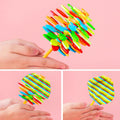 Spin Flower Candy toy displaying colorful spiral design for stress relief