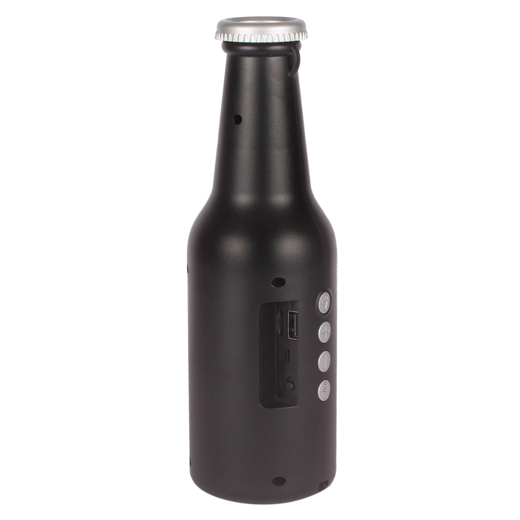 Audila Bottle Bluetooth Speaker on a vibrant background, ready for use.