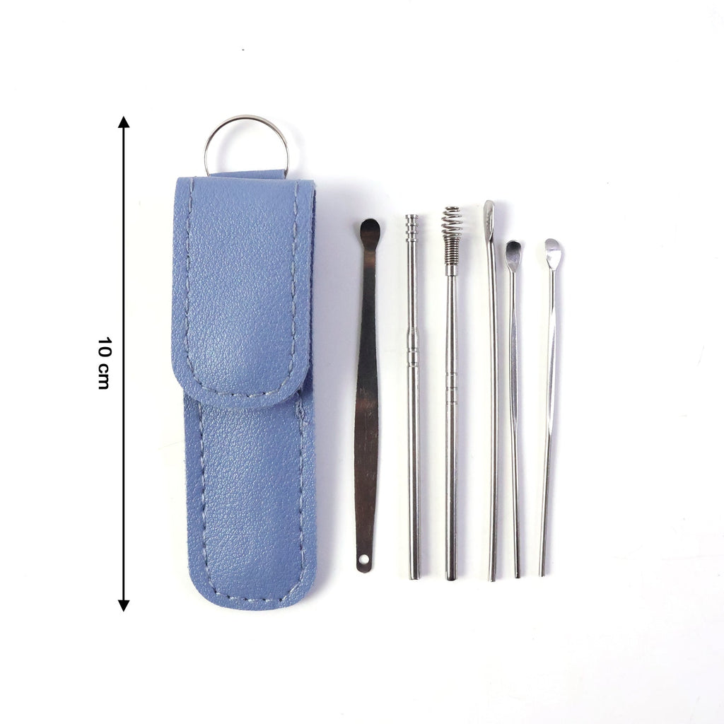 Various stainless steel ear cleaning tools for gentle ear care