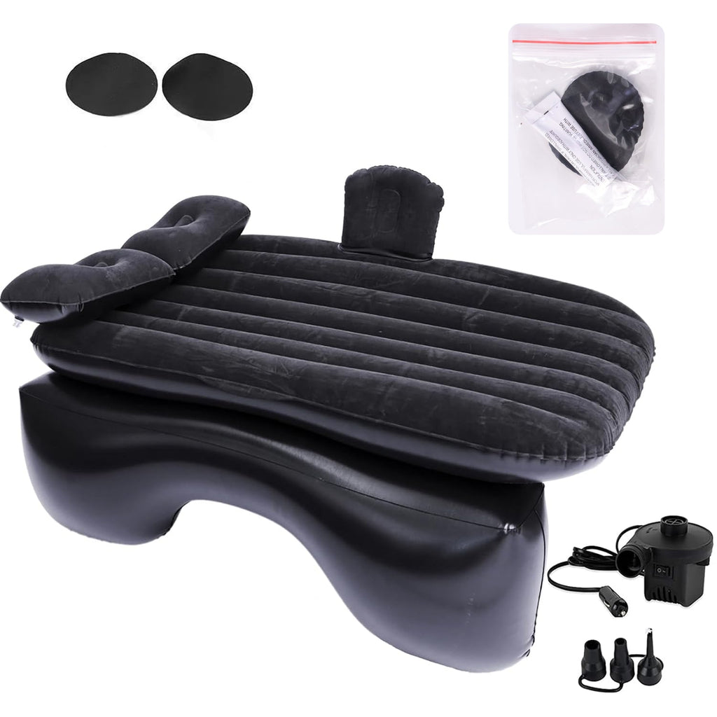 Easy to inflate inflatable car air mattress for restful journey breaks