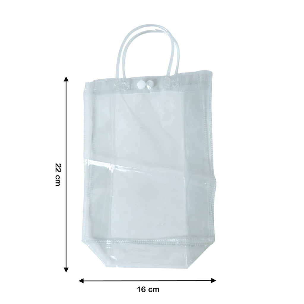 Multipurpose PVC storage bag suitable for organizing essentials on the go