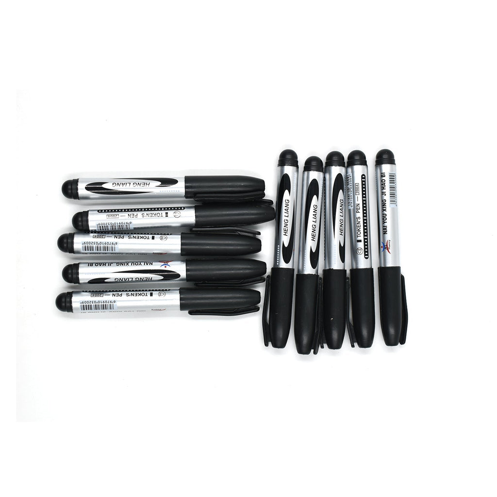 InkGlow Permanent Black Markers ready for school and office tasks.