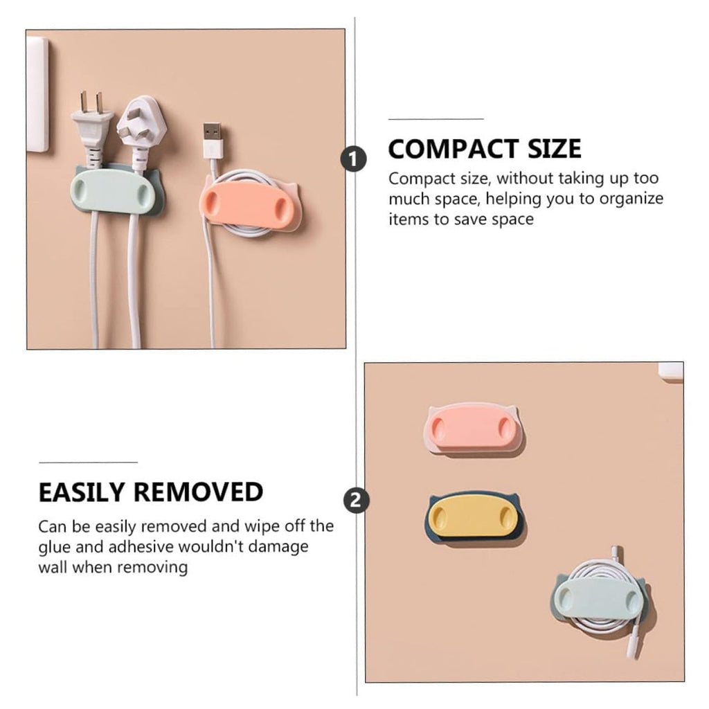 Cute pig shape pig plug wire organizer holding cables tightly