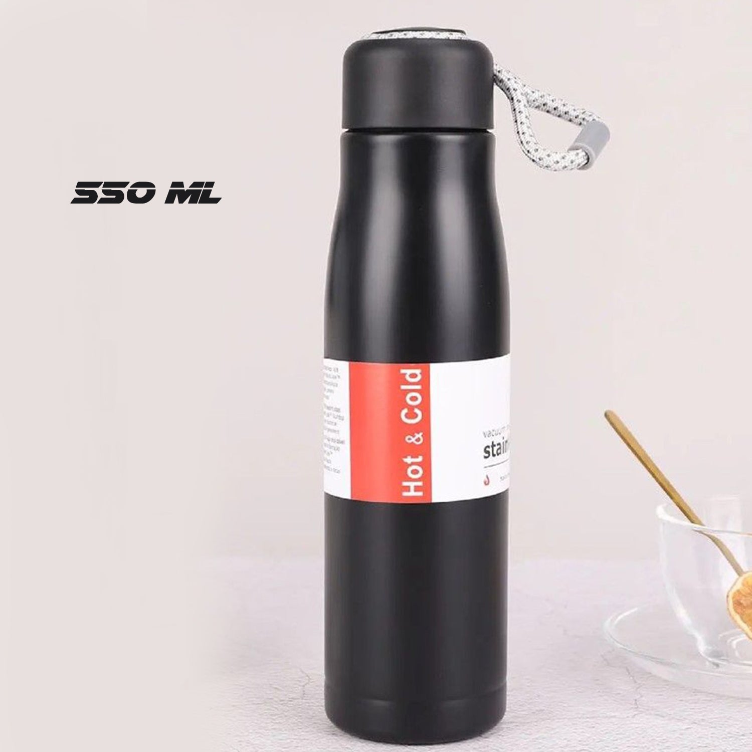 Usage of double wall vacuum insulated water bottle for hot and cold drinks