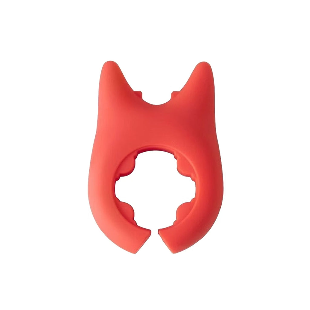 Heat-resistant plastic pot holder featuring anti-slip base prevents slipping during cooking