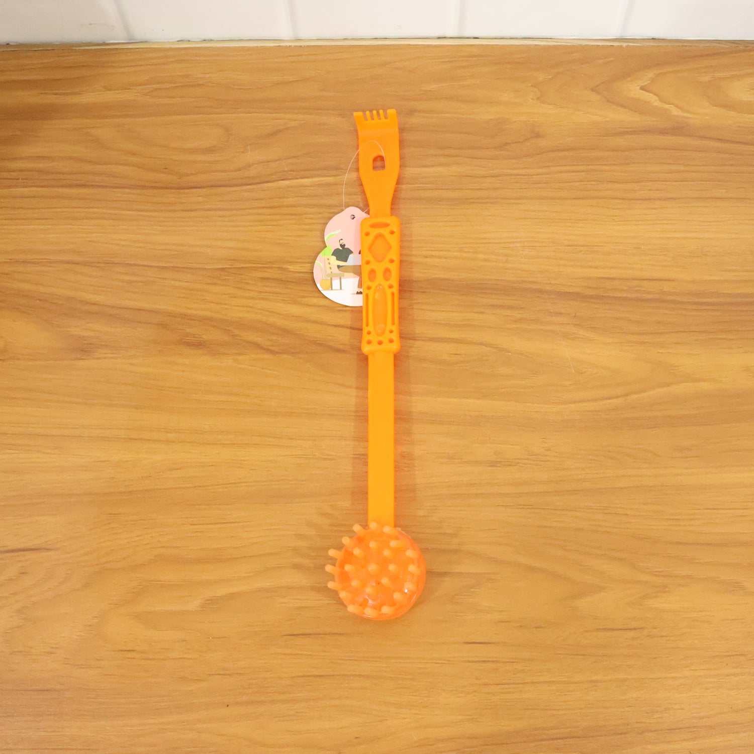 Body massage roller stick showing dual-head design and long ergonomic handle