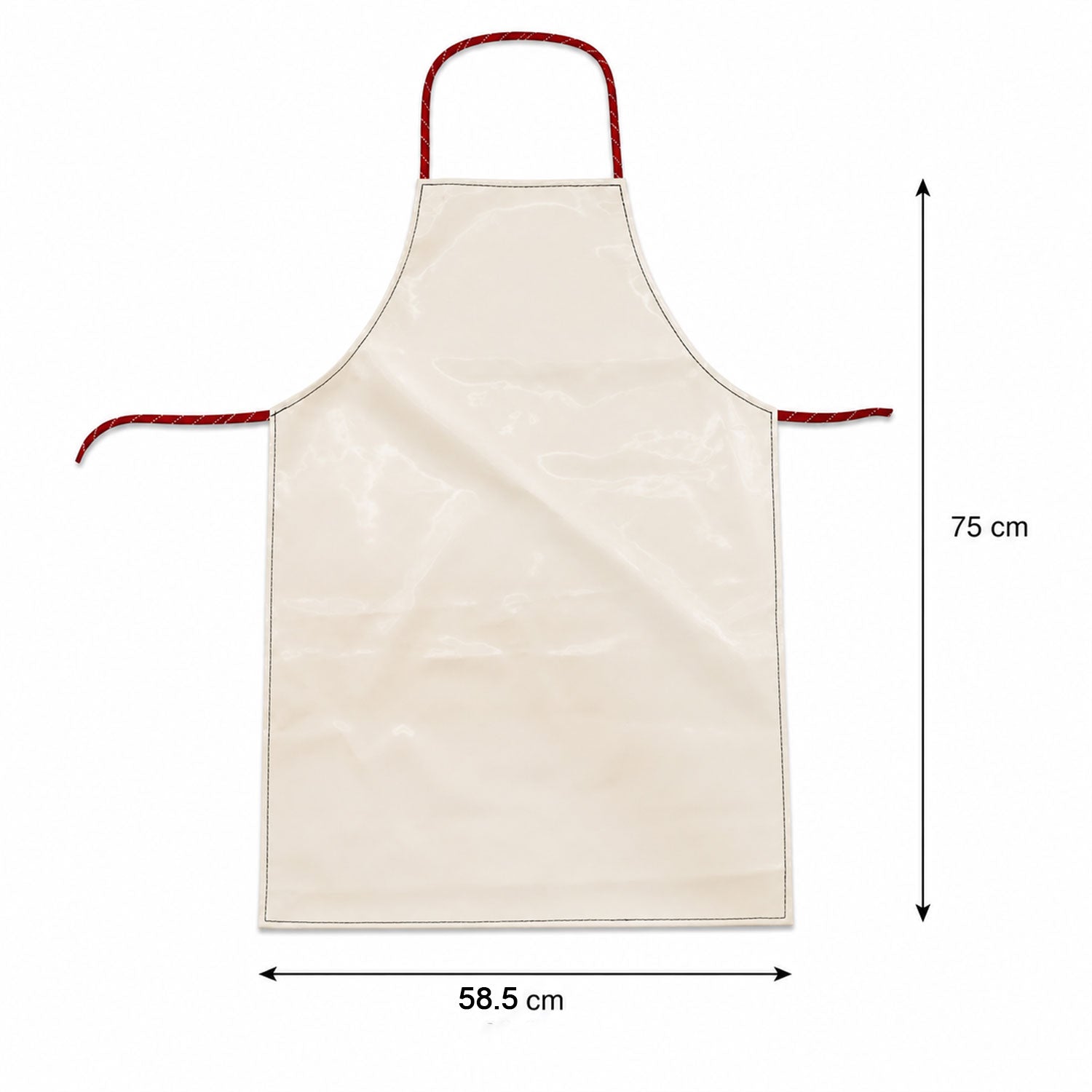 Dimensions and size guide for kitchen apron