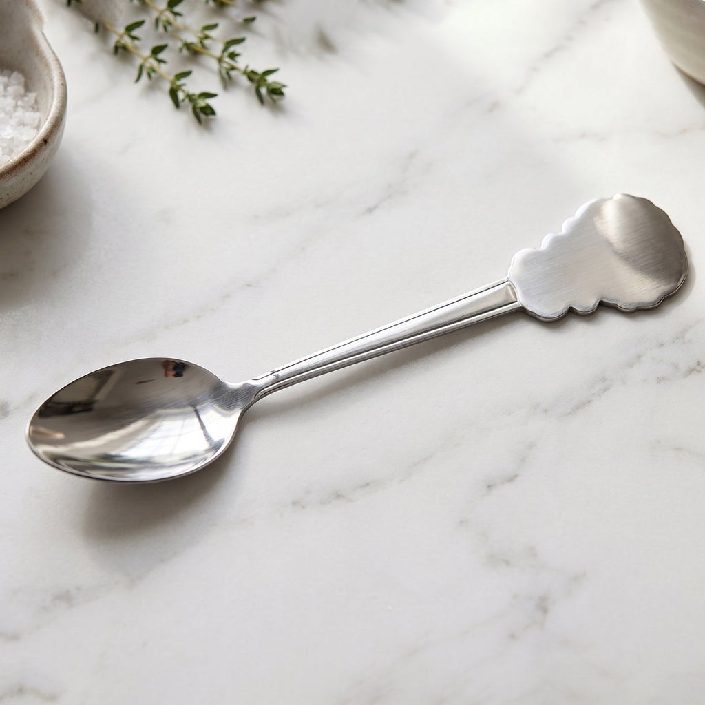 Stainless steel dinner spoon suitable for home and restaurant use