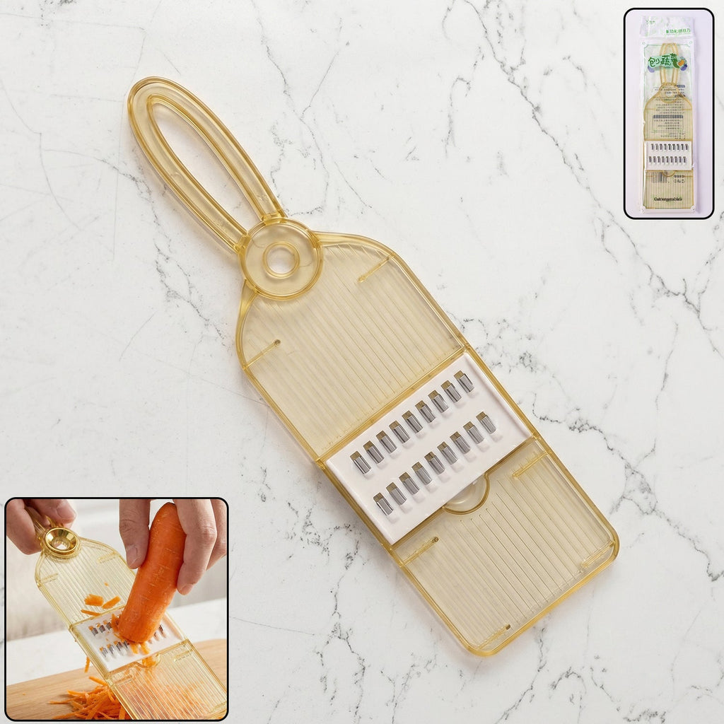 Handheld vegetable cutter and slicer with sharp blade for quick chopping