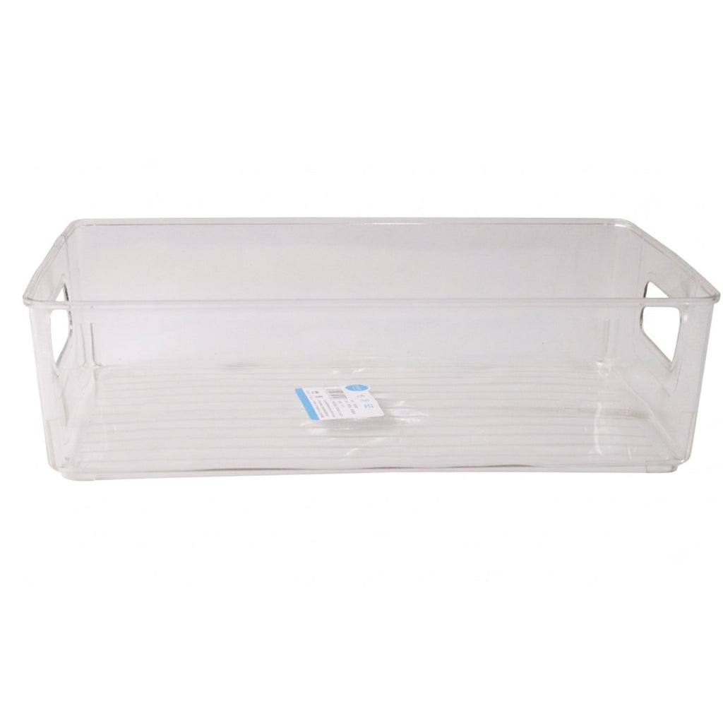White background showcasing plastic storage box