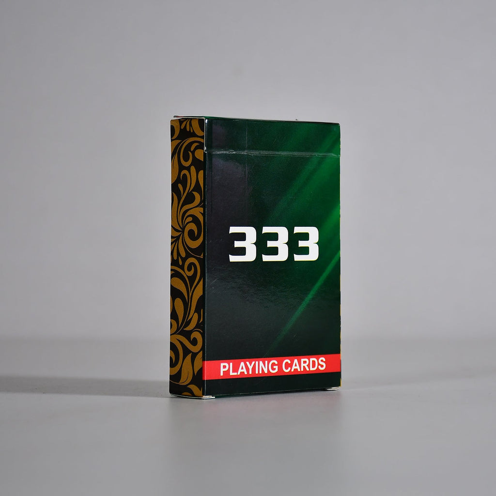 Close-up of a Luxury Playing Cards deck, ready for game night.