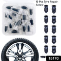 Set of 10 rubber repair screws from Velvet Wheels in their plastic storage box
