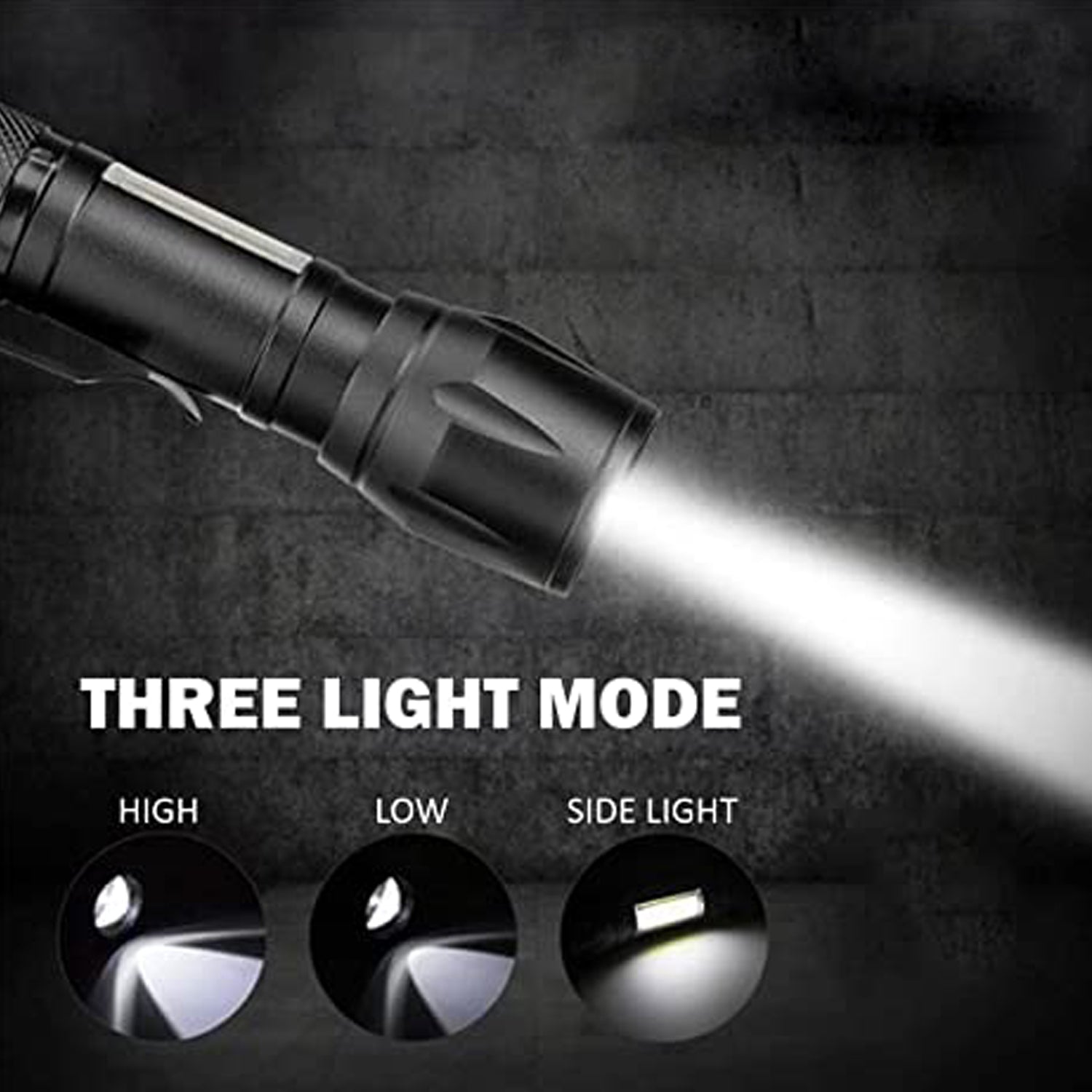 Compact mini LED flashlight, perfect for personal use.