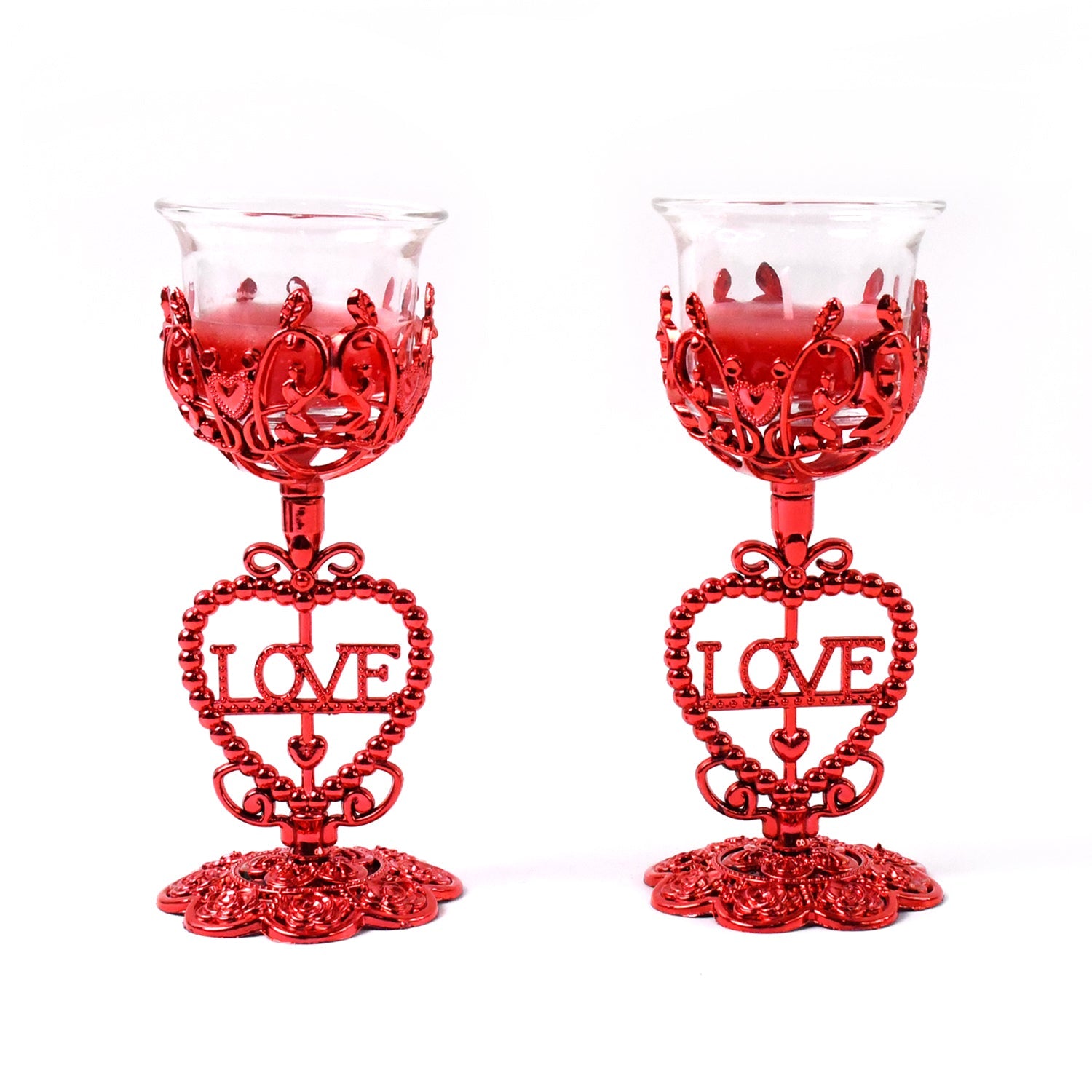 Decorative tea lights holder candle stand creating warm and inviting ambiance