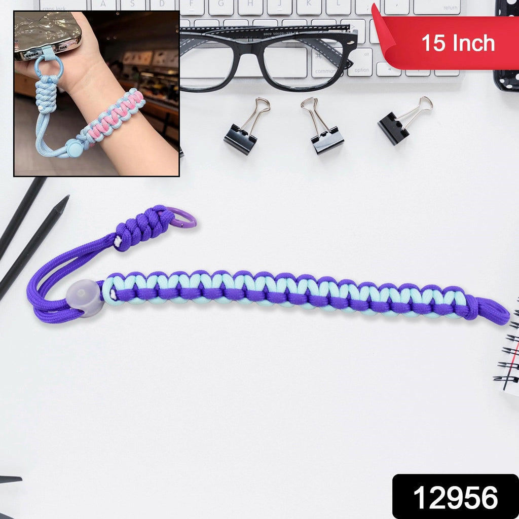 Cell phone lanyard with an adjustable strap, perfect for hands-free convenience.