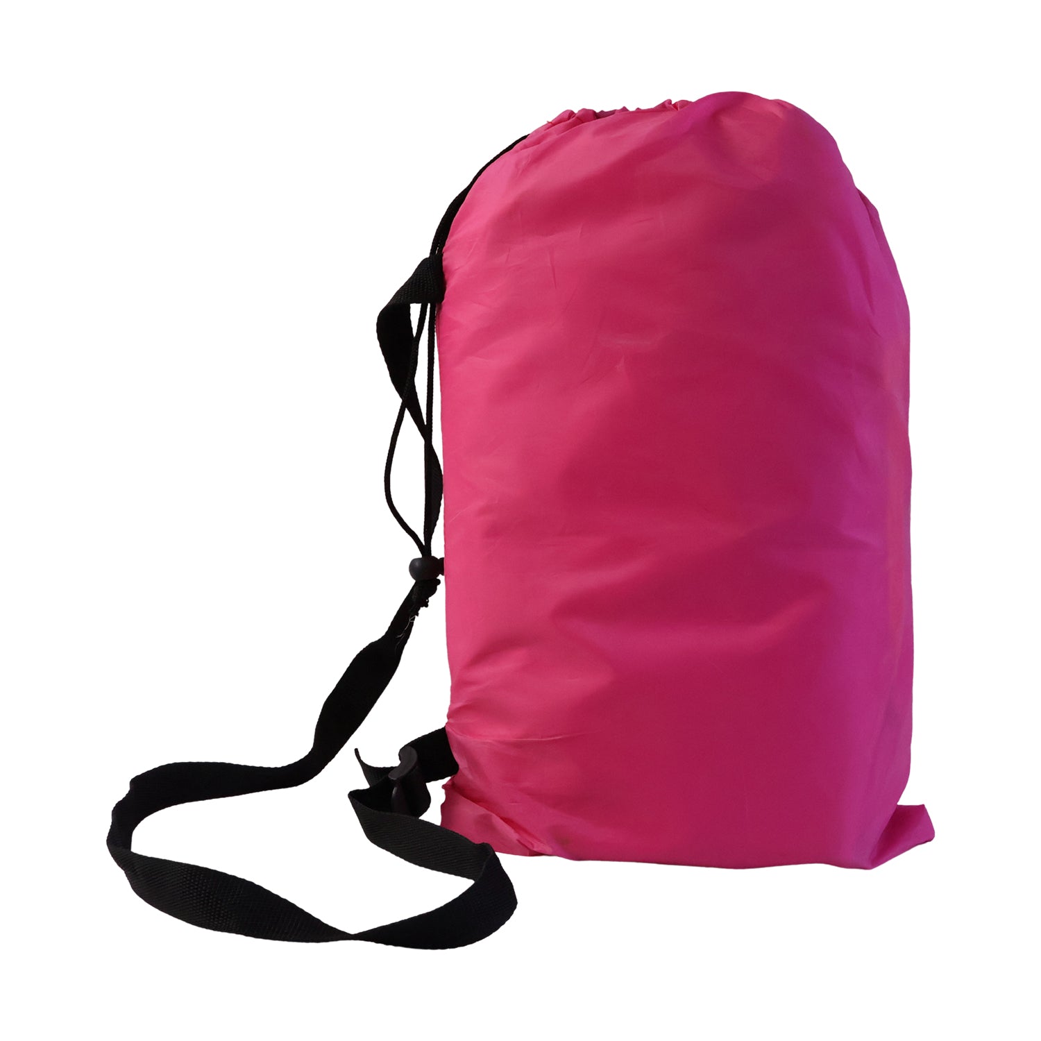 Carry bag and air filling accessory for inflatable lounger