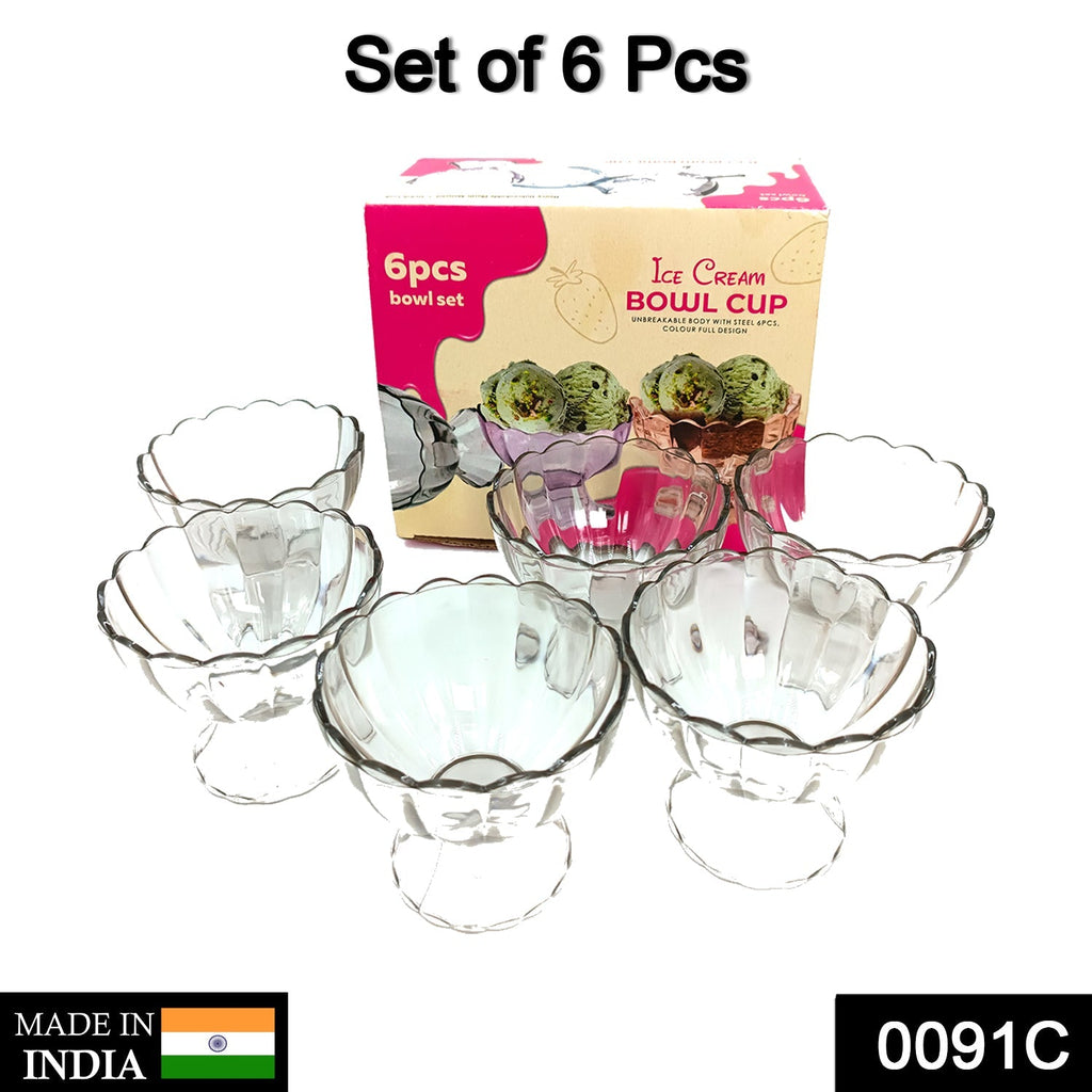 Six stackable serving bowls demonstrating their space-saving design.