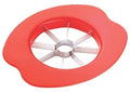 Quickslice apple cutter with sharp stainless steel blades on a white background.