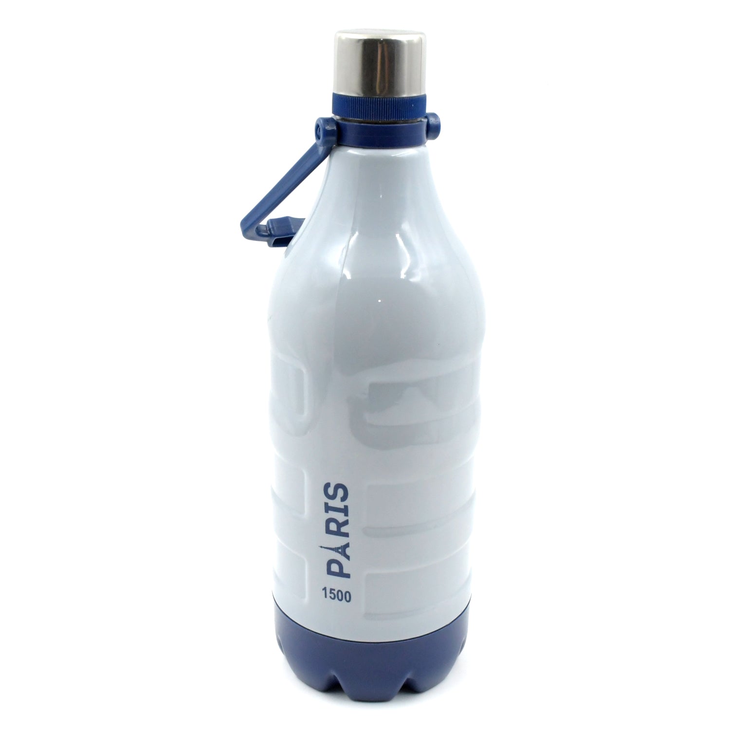 Front view of the Nekza 1500ml insulated water bottle, ideal for daily hydration.