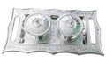 Elegant Mukhwas Dani Tray with a lid, showcasing its decorative multi-storage design.