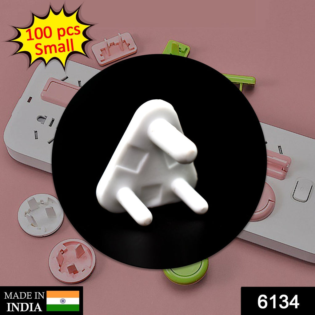 Close-up of a single baby socket cover, showing its smooth design for effective baby proofing.