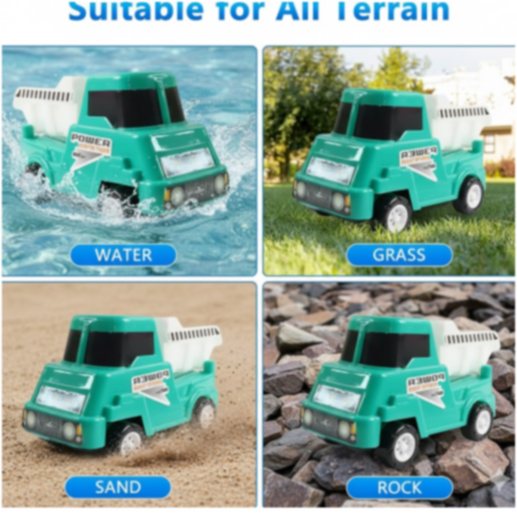 Toy construction dumper truck with sturdy plastic build